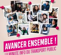 Avancer ensemble ! La minute info du transport public